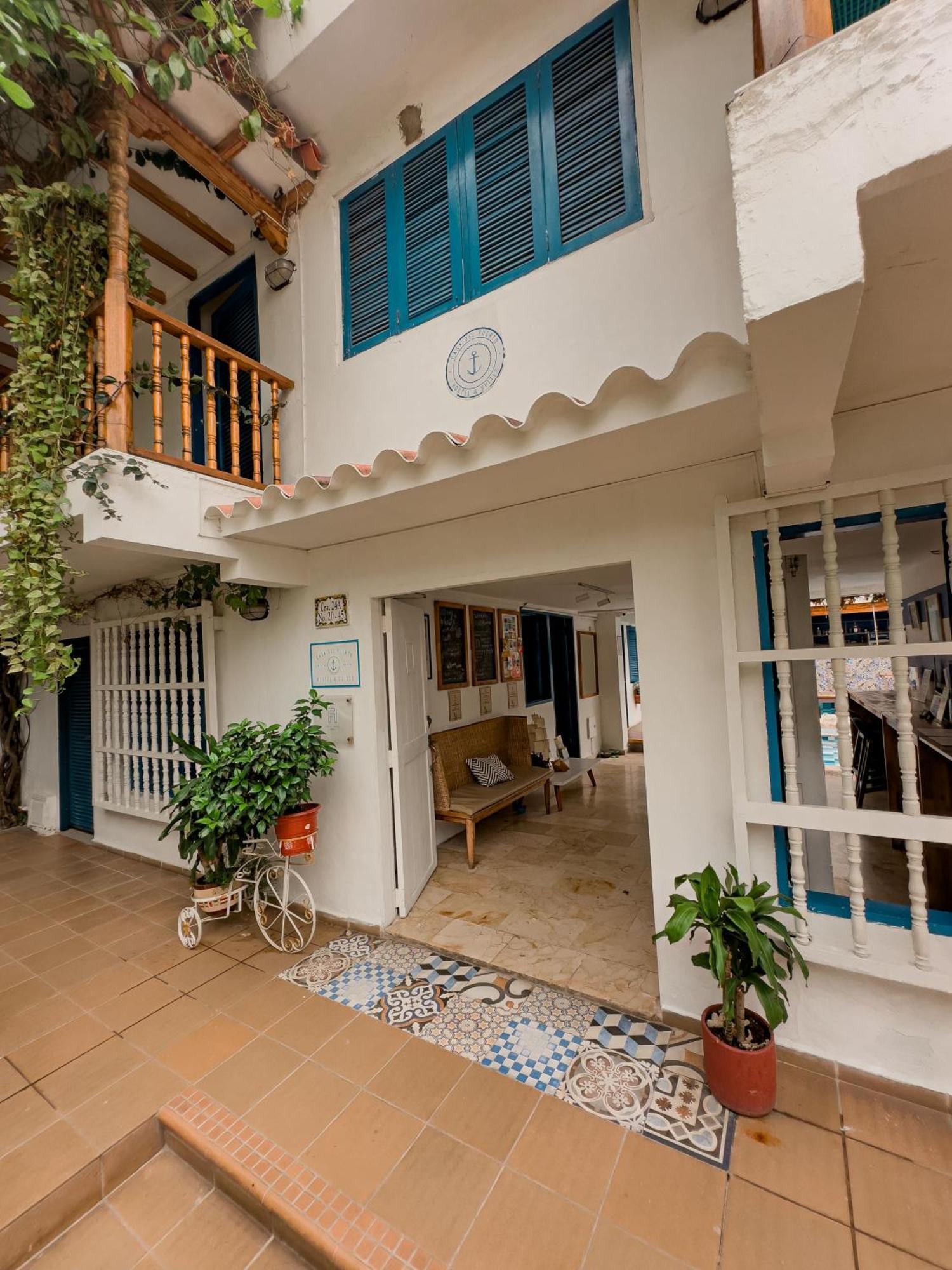 Casa del Puerto Hostel&Suites Cartagena Exterior foto
