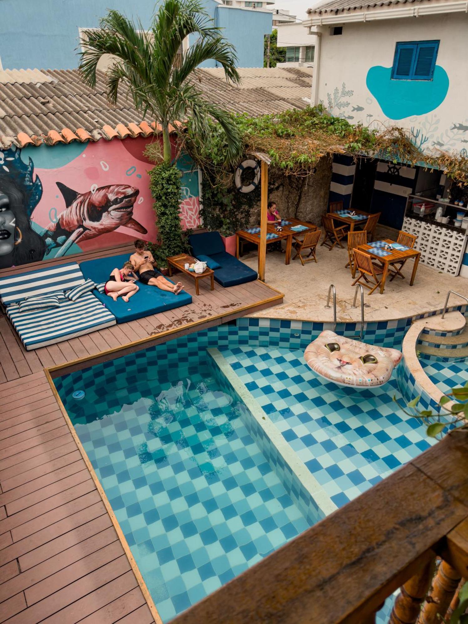 Casa del Puerto Hostel&Suites Cartagena Exterior foto