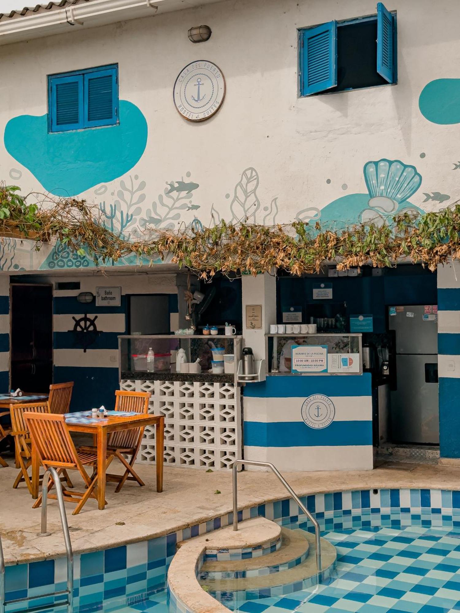 Casa del Puerto Hostel&Suites Cartagena Exterior foto
