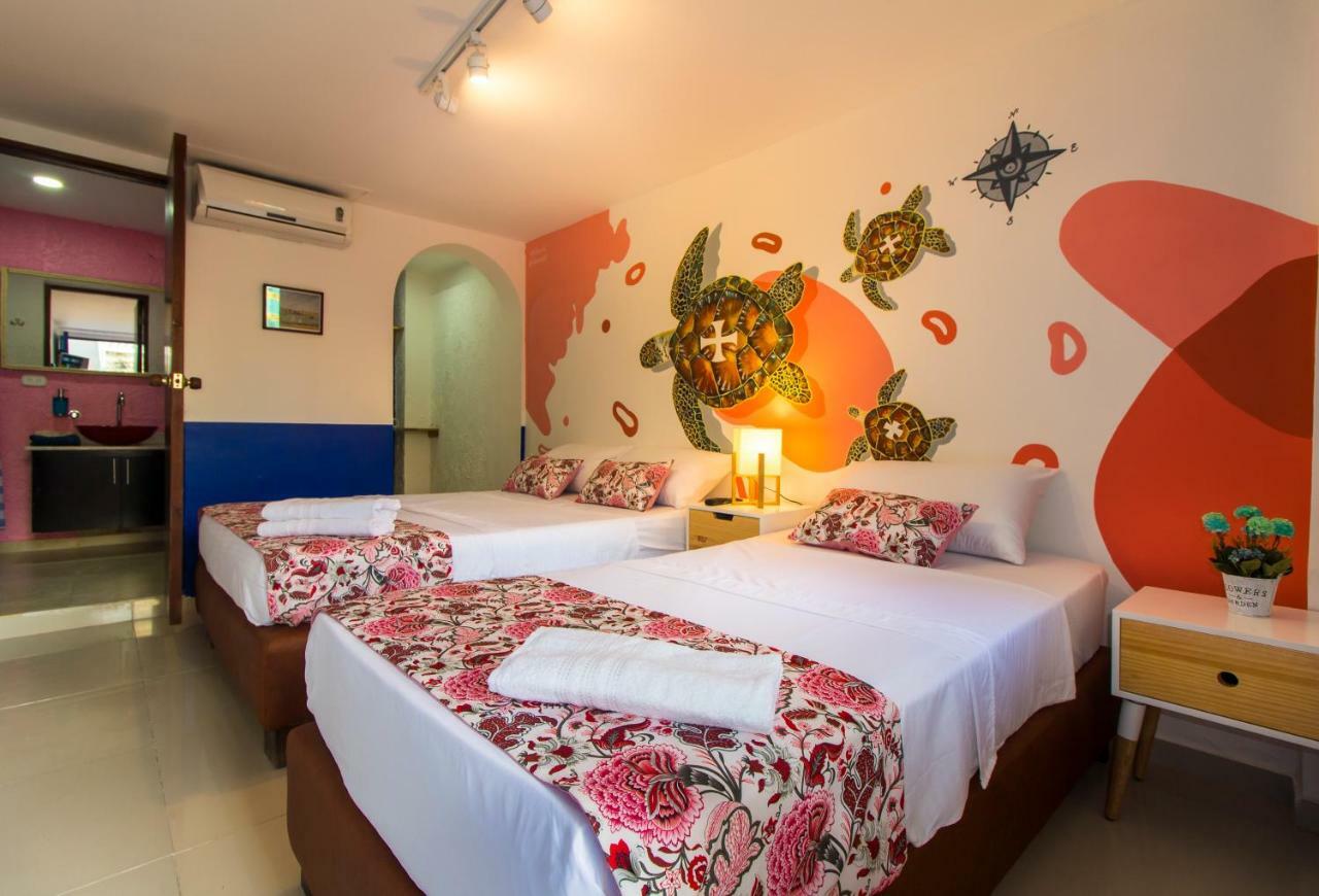 Casa del Puerto Hostel&Suites Cartagena Exterior foto
