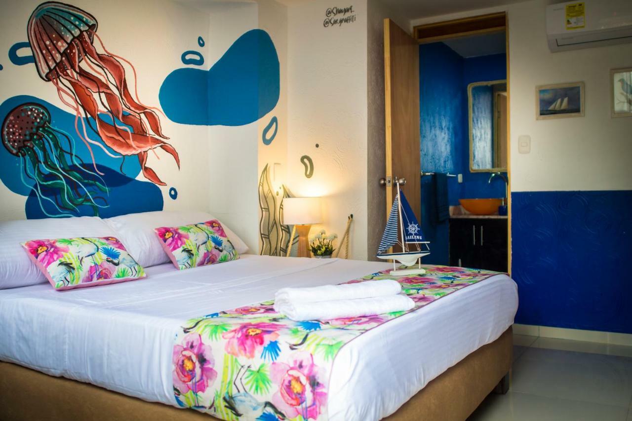 Casa del Puerto Hostel&Suites Cartagena Exterior foto
