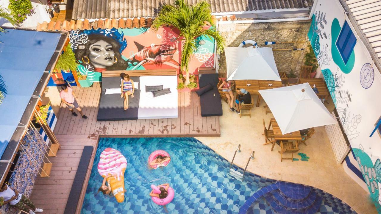 Casa del Puerto Hostel&Suites Cartagena Exterior foto